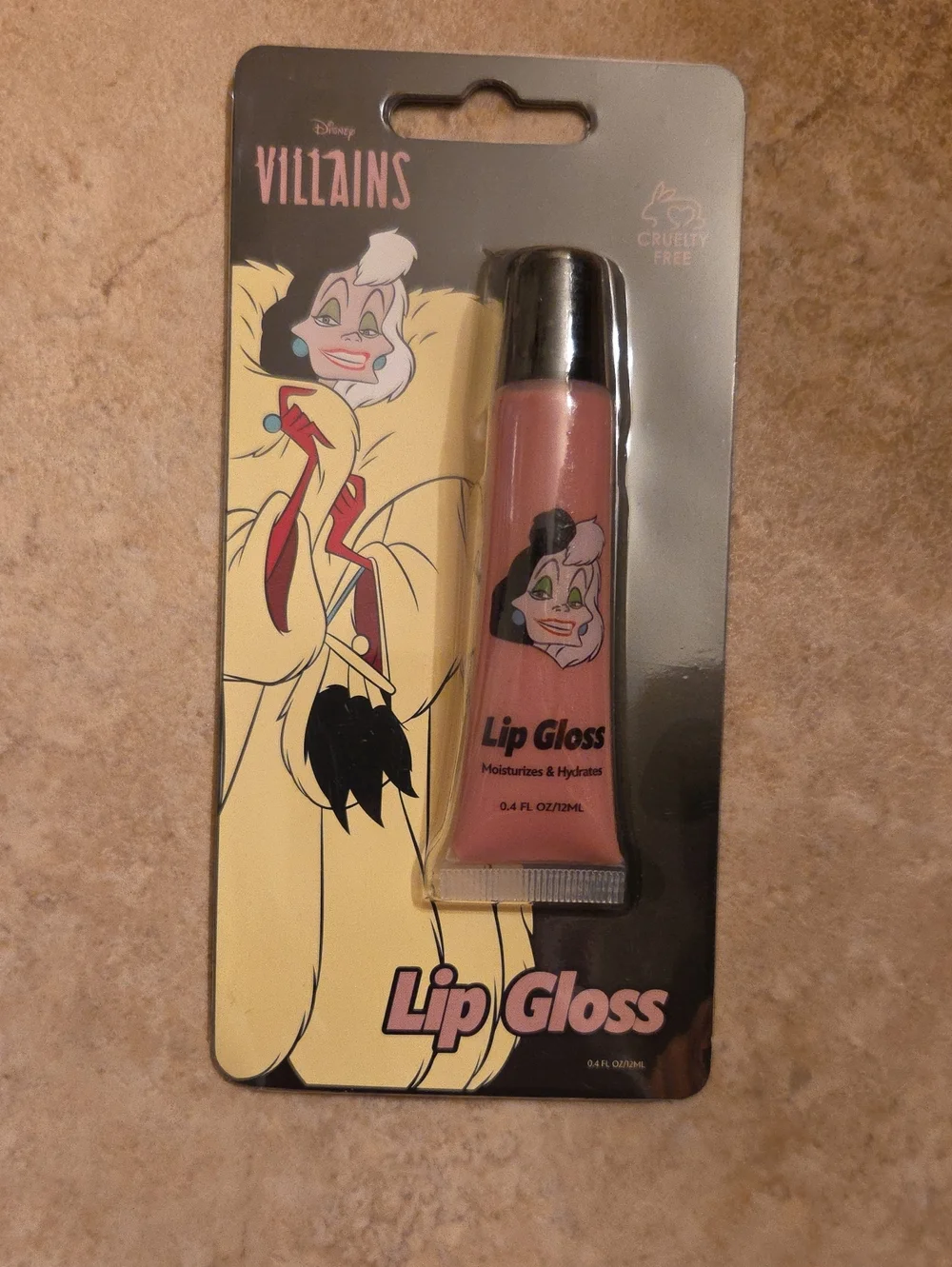 Disney Villains Cruella Pink Lip Gloss
